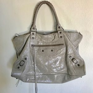 BALENCIAGA Agneau Work Papyrus